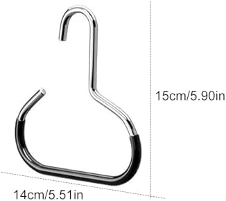 2 Pack Hat Organizer for Baseball Caps, Stainless Steel Holder for Scarves & Handbags, Space Saving Closet Hangers
