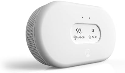 Airthings 2960 View Plus - Battery Powered Radon & Air Quality Monitor (PM, CO2, VOC, Humidity, Temp, Pressure)