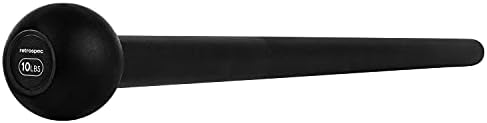 Retrospec Revolve Steel Macebell for Strength Training, Rehabilitation, Stretching, Conditioning and Rotational Training - 5, 7, 10, 15, 20, 30lb Options for Women & Men