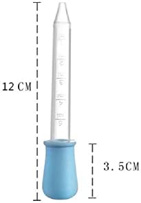 Yiasangly 5ml Liquid Droppers Clear Medicine Silicone and Plastic Pipettes Eye Dropper with Bulb Tip for Kids Candy Molds (8 Pack)