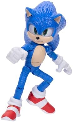 Sonic The Hedgehog 3 Movie Action Figures 5-Inch Collector Toy Figure, Highly Articulated for Boys Girls - Officially Licensed The Hedgehog 3 Movie Product