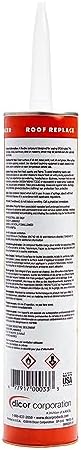 Dicor 501LSW-1 Self-Leveling Lap Sealant, White, 10.3 Oz, RV Roofing