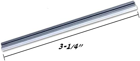 FOXBC 3-1/4 Inch Planer Blades, 10 Pack 82mm Planer Blades Replacement for Bosch, Makita, DeWalt, Wen 6530, Ryobi, Craftsman and More 3-1/4 Hand Portable Planers (HSS)