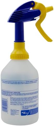Zep Bleach Resistant Professional Sprayer Bottle - 32 oz (Pack of 2) - ZUPRO2-30 Foot Stream Spray or a Fine Mist, Adjustable Nozzle Measurements, Bleach Resistant for Up to a Year