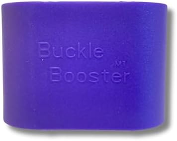 2-PACK NEW Silicone Seat Belt Buckle Booster (BPA Free) - Raises Rear Seat Belts For Easy Access - Stop Fishing for Buried Back Seat Belts - Makes Back Row Receptacle Stand Upright for Easier Buckling