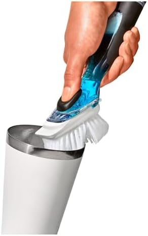 OXO Good Grips Soap Dispensing Dish Brush with Handle, Dish Soap Brush