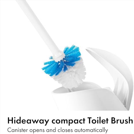 OXO Good Grips Compact Toilet Brush & Automatic Canister Door