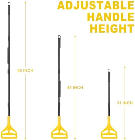 KeFanta 60 Inch Mop Handle Commercial Heavy Duty,Industrial Mop Stick
