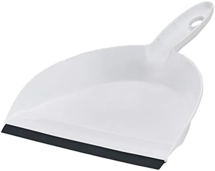 Amazon Basics Small Portable Mini Dustpan and Brush Set for Indoor Outdoor Floor Cleaning, Gray, Pack of 2