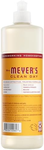 Mrs. MEYER'S CLEAN DAY Dish Soap, Clementine Scent, 16oz (Pack of 3)