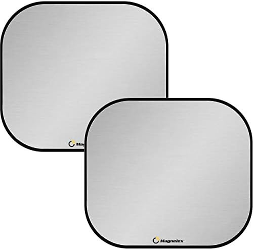 Magnelex Windshield Sun Shade - Reflective Fabric Blocks Sun and Keeps Your Vehicle Cool, Foldable Sun Shield for Car (Universal Fit)