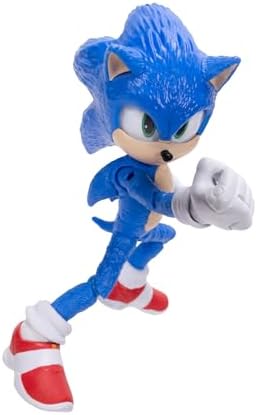 Sonic The Hedgehog 3 Movie Action Figures 5-Inch Collector Toy Figure, Highly Articulated for Boys Girls - Officially Licensed The Hedgehog 3 Movie Product