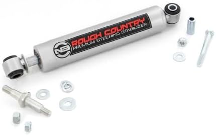 Rough Country N3 Steering Stabilizer for Jeep TJ, YJ, XJ, ZJ & GM - 8731730