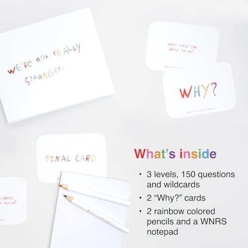 WE'RE NOT REALLY STRANGERS Kids Edition, Conversation Card Games for Kids