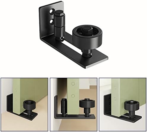 SMARTSTANDARD Sliding Barn Door Floor Guide for Bottom Adjustable Roller