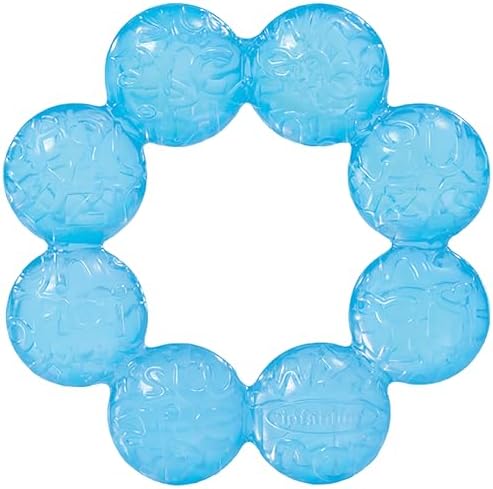 Infantino Water Teethers, Cooling & Massaging Relief, Lime/Blue, 3-Pack