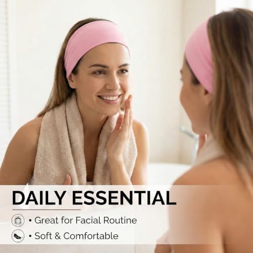 Acozycoo Headbands for Women,Wide Workout Non Slip Sweat Wicking Hair Band