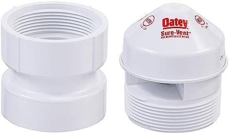 Oatey Air Admittance Valve,1-1/2in-2in,20DFU 39016-1 Each