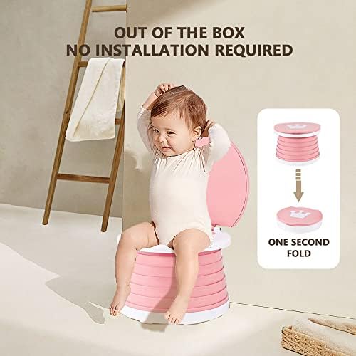 Portable Potty for Toddler,Travel Potty Seat for Toddler,Travel Toilet Kids