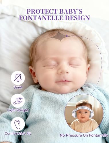 Baby Headphones for Noise, 2-in-1 Baby Ear Muffs Noise Protection