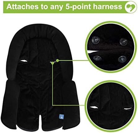 COOLBEBE 3-in-1 Reversible Newborn Car Seat Insert, Baby Head Support Pad