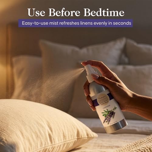 Victoria's Lavender Linen Spray - Aromatherapy Pillow Mist, 8oz