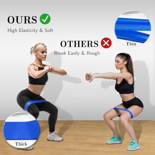 Resistance Bands for Working Out, 5 Levels Elastic Exercise Bands
