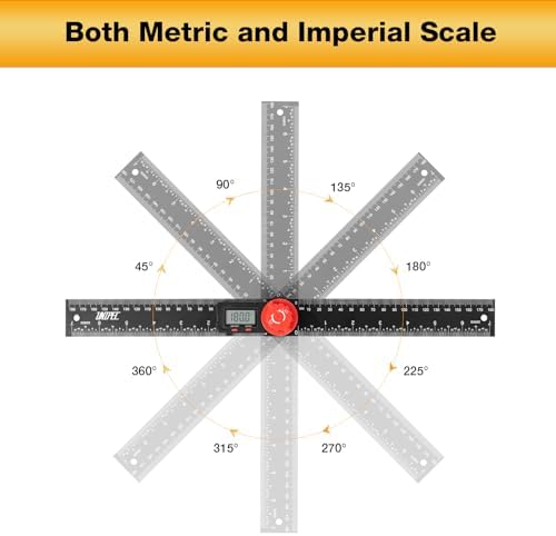 Digital Angle Finder Protractor, Angle Finder Ruler, 7inch 200mm, Angle Measuring Tool for Woodworking,Carpenter,Construction,DIY Measurement