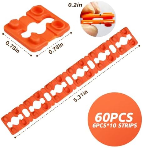 Upitry Outlet Spacers for Electrical Box: 60Pcs Stackable Extender Shims