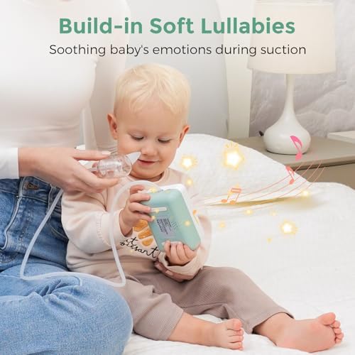 Momcozy Nasal Aspirator for Baby, 【Hospital-Grade】 70 KPa, 9 Levels
