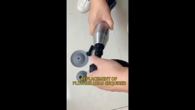 MaxxGeek Toilet Plunge Blaster, High Pressure Toilet Plunger, High-Pressure Air Drain Blaster Plunge Blaster Multi-drain Unclogger for Toilets, Bathroom Floor, Drain Sinks and Plumbing Clogs.