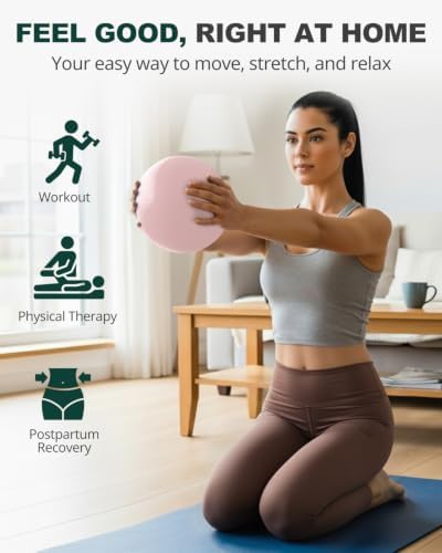 Trideer Yoga Ball for Exercise, Pregnancy, Physical Therapy, Pump Included