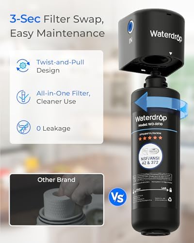 Waterdrop RF10 Water Filter Replacement for Waterdrop 10UA/10UB/10UB-B