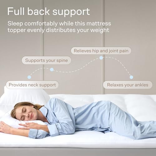 Ultra Soft & Cooling Mattress Topper - Full Size