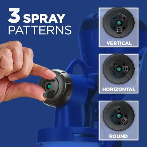 HomeRight Super Finish Max HVLP Paint and Stain Sprayer, 3 Brass Tips