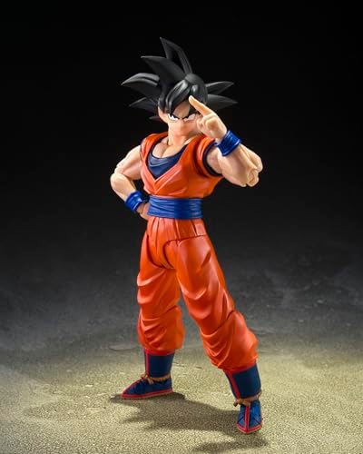 TAMASHII NATIONS - Dragon Ball Z - Son Goku (The Kind-Hearted Saiyan) S.H.Figuarts Action Figure