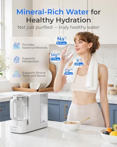 Waterdrop C2SL Countertop Reverse Osmosis Water Filter, [ Mineral Added ]