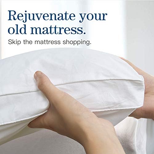 COONP Queen Mattress Topper, Cotton Extra Thick Pillow Top Mattress Pad