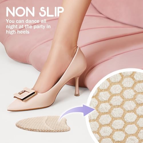 ZAIWOO Ball of Foot Cushions, Soft & Comfortable, 2 Pairs, Invisible Design