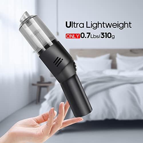 V06 Cordless Handheld Vacuum, 400g Mini Vacuum Portable for Car & Home