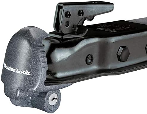 Master Lock Trailer Lock, Black Trailer Tongue Lock 379ATPY
