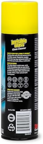 Invisible Glass Premium Glass Cleaner Aerosol Spray, 19 oz (Pack of 2)