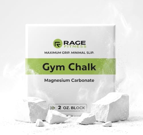 Rage Fitness Fitness Gym Chalk, Pure Magnesium Carbonate - 1 LB Block
