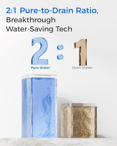 Waterdrop G2MRO Filter, Replacement for G2/G2MNR 400 GPD RO System