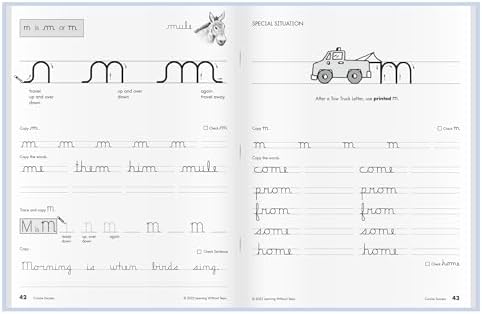 Learning Without Tears Cursive Success Workbook, 4th Grade+, Age 9+