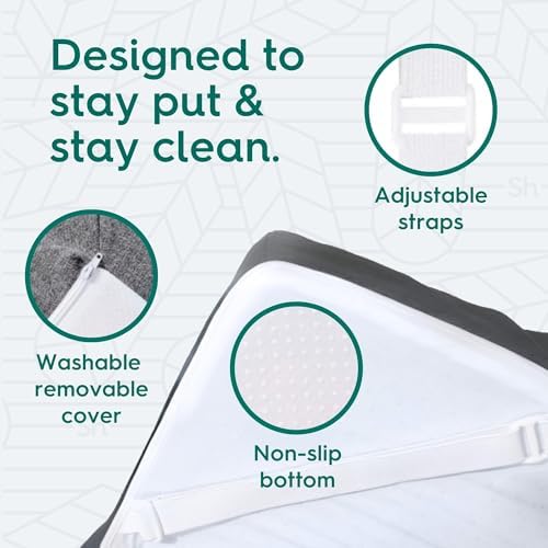 Sleepyhead Twin XL Mattress Topper 2 Inch for College Dorm, Cooling Gel Memory Foam, Pressure Relief, Removable Washable Cover, CertiPUR-US Certified (XL Twin 2")