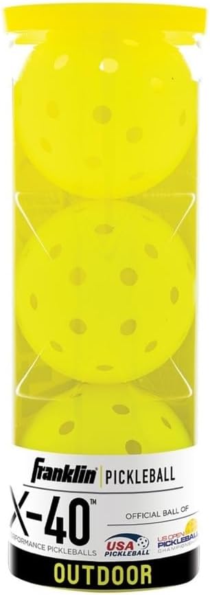 Franklin Sports X-40 Outdoor Pickleballs - USAP Approved