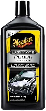 Meguiar’s Ultimate Polish, High-Gloss Polish for a Show Car Shine, 16 oz