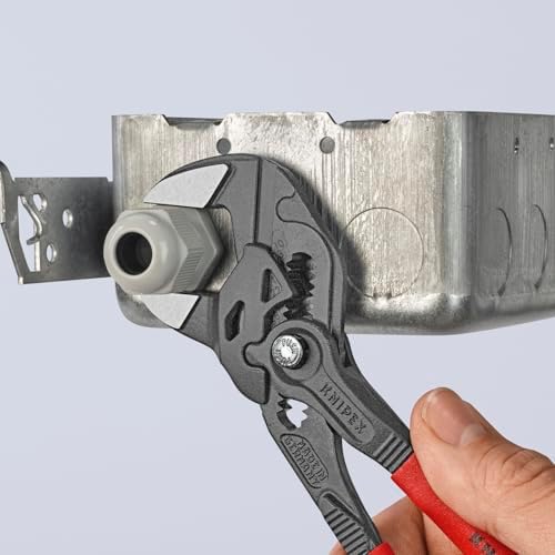 KNIPEX Tools - Pliers Wrench, Black Finish (8601180), 7 1/4-Inch, Black Finish