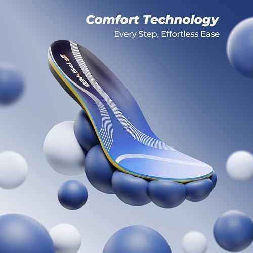Professional Heavy Duty Support Pain Relief Orthotics - Over 230+ lbs Plantar Fasciitis Medium Arch Support Insoles for Women and Men, Flat Feet Orthotic Insert, Work Boot Shoe Insole
